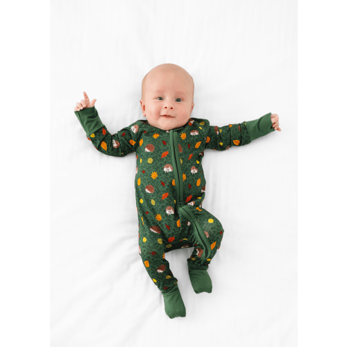 Hedgehogs Bamboo Zippered Sleeper