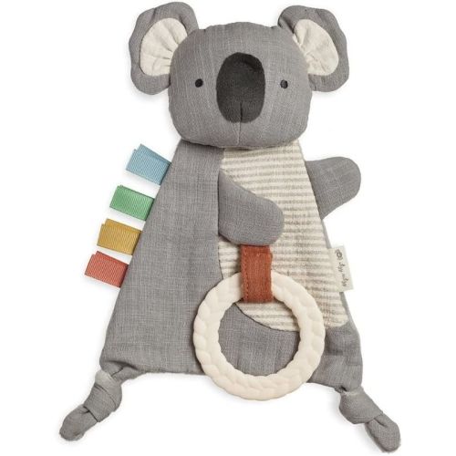 Bitzy Crinkle Sensory Crinkle Toy with Teether