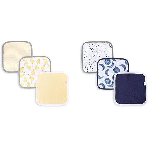 Burt's Bees Baby Washcloths, Absorbent Knit Terry, Super Soft 100% Organic Cotton Bundle