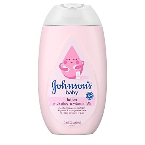 Johnson's Baby Lotion with Coconut Oil, Aloe Vera & Vitamin B5, 13.6 fl oz