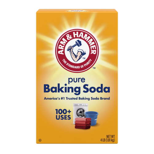 ARM & HAMMER, Baking Soda, 4 lb Box, Pure Baking Soda for Cleaning