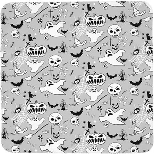 Christmas Halloween Goth Pumpkin Skull Bat Newborn Baby Swaddle Blanket Cute Gothic Wrap Receiving Blankets Soft Large Christmas Swaddle Receiving Gifts for Baby Boy Girl