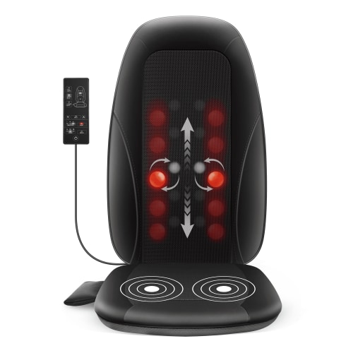 Comfier Shiatsu Seat Cushion Massager with Soothing Heat and Vibration