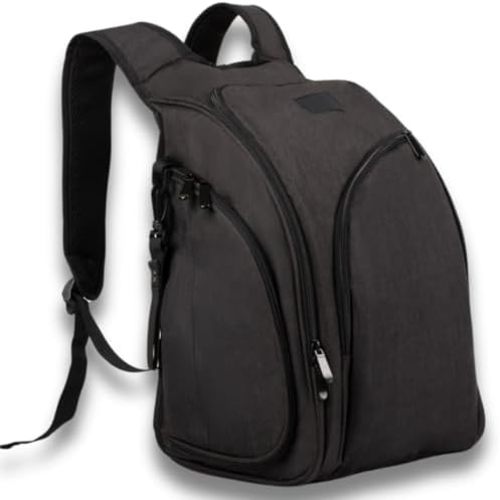 JOHAR Travel Diaper Backpack, Waterproof, Anti-Theft, Black