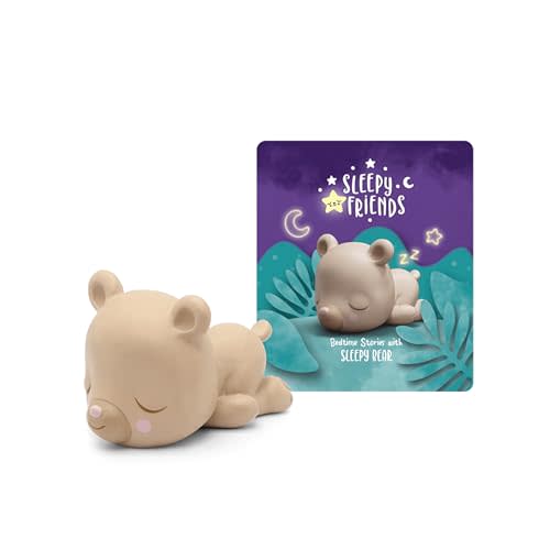 Tonies Sleepy Friends: Bedtime Stories Audio Toy Figurine featuring Sleepy Bear