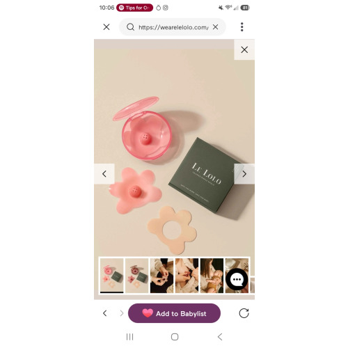 Colored Nipple Shield System