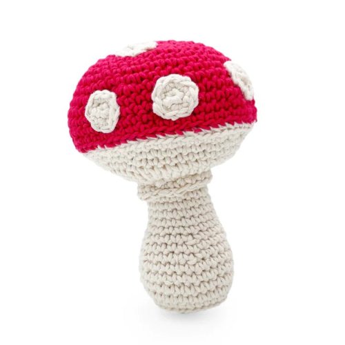 Blue Otter Toys - Myum Organic Cotton Mushroom Rattle