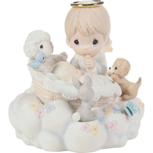 Precious Moments 242017 Our Precious Baby Bisque Porcelain Figurine