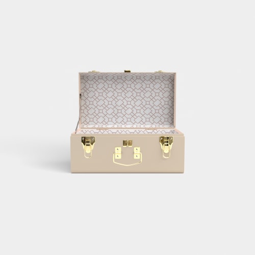 Mini Trunk - Limited Edition Beige - Bamboo Lane / Embroidery