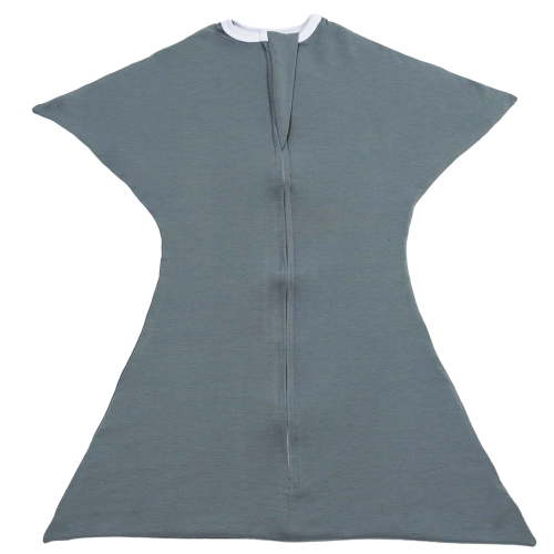 Sleeping Baby Grey Zipadee-Zip Swaddle Transitional Sleep Sack, 6-12 Months