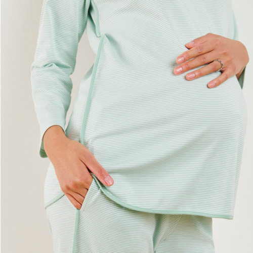 LAKE | Hydrangea Maternity Long Long Set
