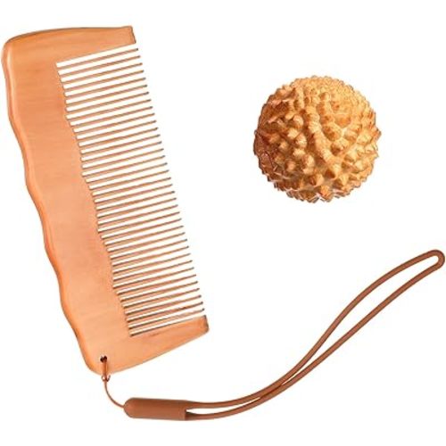 Birth Comb Acupressure Massage Ball Set Labor Comb Natural Labor and Delivery Essentials New Mom Gifts Acupressure Tool Birthing Ball for Pregnant Women