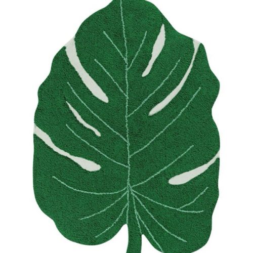 WASHABLE RUG MONSTERA LEAF
