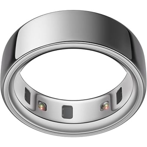 Oura Ring 4, Smart Ring - Silver - Size 6 - Sleep, Activity, Women's Health, AI Advisor, Up to 8 Days of Battery Life, Oura App, Before You Buy, Android & iOS Compatible