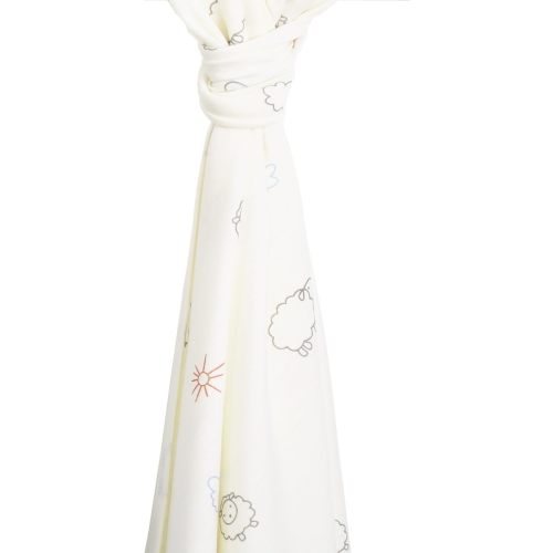 Woolino Baby Swaddle Blanket, 100% Merino Wool Receiving Blanket for Boys & Girls, Swaddles for Newborns 0-3 Months, Sheep