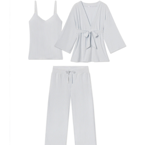 LAKE | Women | DreamModal Pajamas | Fog Maternity Kimono Bundle