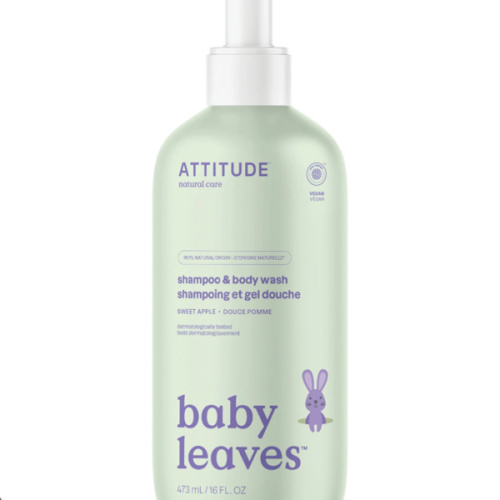 Baby Shampoo & Body Wash 2-in-1 - Clean Ingredients I ATTITUDE