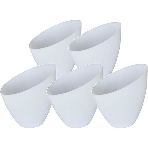 5PCS Acrylic Plastic Floor Lamp Shade Replacement Cover - Medusa Design Lamp Shades for Floor Lamps with E26 Base Compatibility, 4.5 x 5.75 inches Plastic Shade Cover