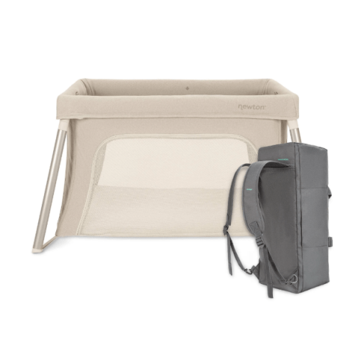 Newton Baby Essential Breathable Travel Crib - Sandstone on Rebel