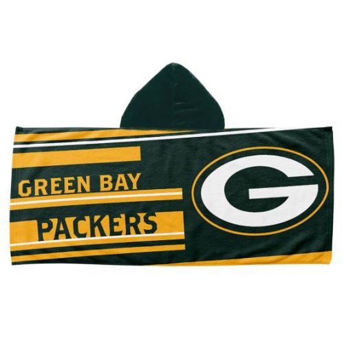 Green Bay Packers Child-Sized Hooded Beach Towel at the Packers Pro Shop