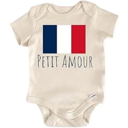 French France - Baby Boy Girl Clothes Infant Bodysuit Funny Cute Newborn 1