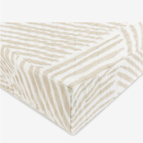 Babyletto Quilted Changing Pad Cover in GOTS Certified Organic Muslin Cotton