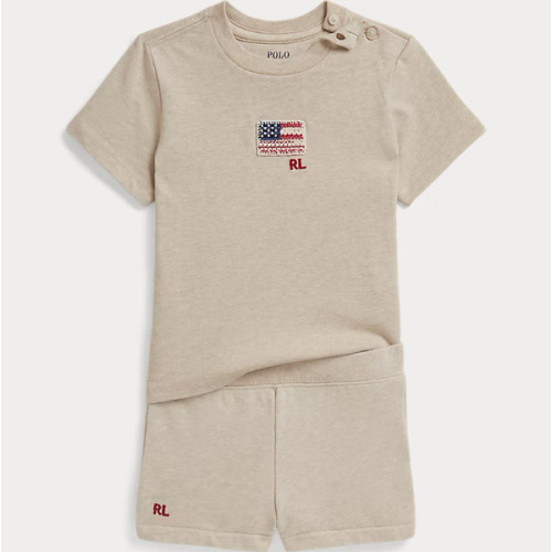 Flag Jersey Tee & French Terry Short