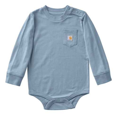 Kids' Long Sleeve Pocket Bodysuit (Baby)