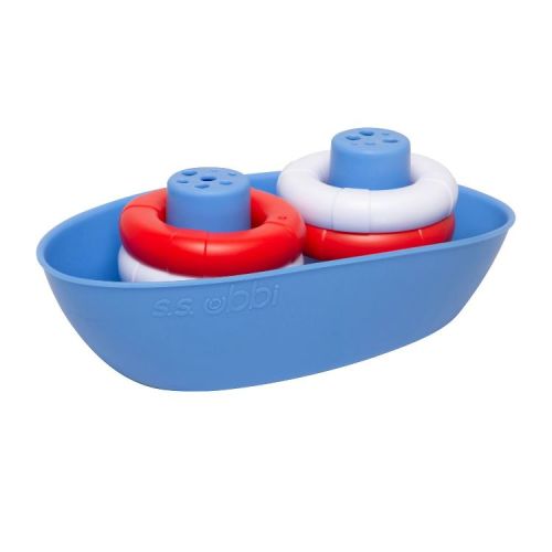 Ubbi Boat and Buoys Bath Toys