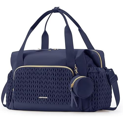 mommore Diaper Bag Tote, Large Capacity Travel Diaper bags, Hospital Bag for Labor Delivery, Baby Bag with Pacifier Case | Hospital Bag, for Labor Delivery, Baby Bag, with Pacifier Case