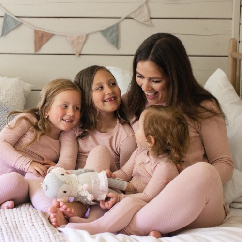 Honeysoft™ Mommy & Me Matching Thermal Lyocell Sleepers - Persian Rose – Burt's Bees Baby