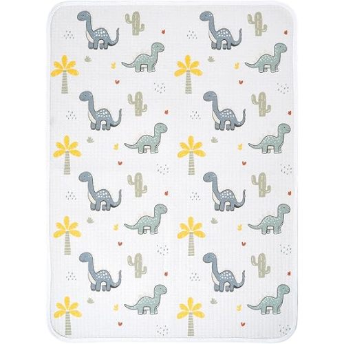 haakaa Waterproof Changing Pad Liners (1pc, 19.7" x 27.5" Dino Land)