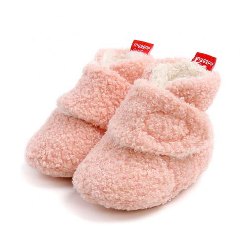 Infant Baby Boys Girls Booties Soft Non-Slip Sole Newborn Toddler First Walkers Crib Winter Warm Socks