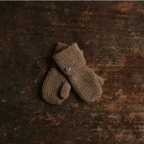 Baby & Kids Alpaca Mittens - Cocoa