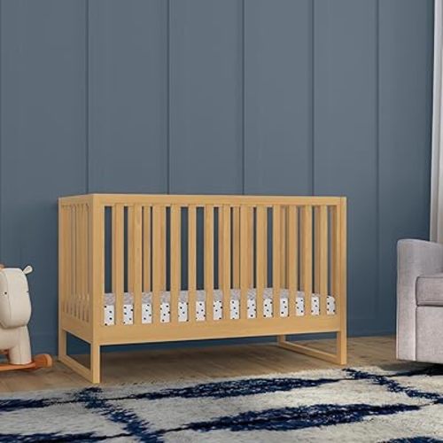 Davinci Hunter 3-in-1 Convertible Baby Crib, GREENGUARD Certified, Honey