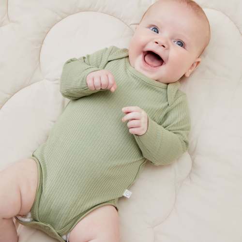 Ribbed Long Sleeve Bodysuit