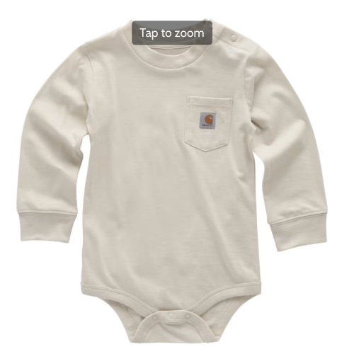Carhartt Long-Sleeve Pocket Bodysuit for Babies | Bass Pro Shops