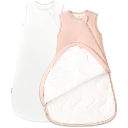 Quilted Supersoft Sleep Sack, 2.5 TOG Premium Bamboo Viscose Warm Baby Sleeping Bag, Thick Babies Wearable Blanket