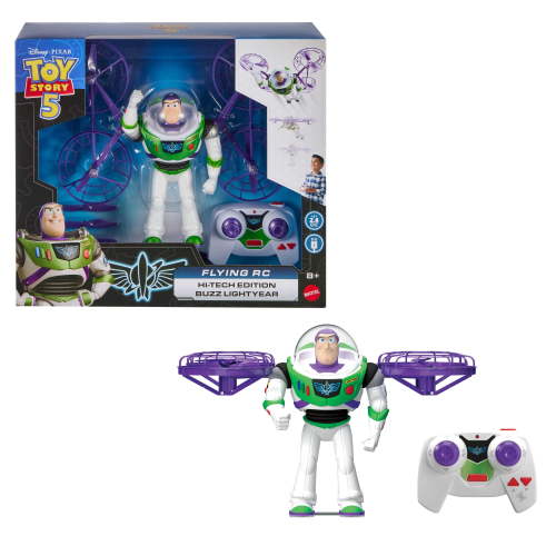 Toy Story 5 RC Hi-Tech Edition Buzz Lightyear Flying Toy - Walmart.com