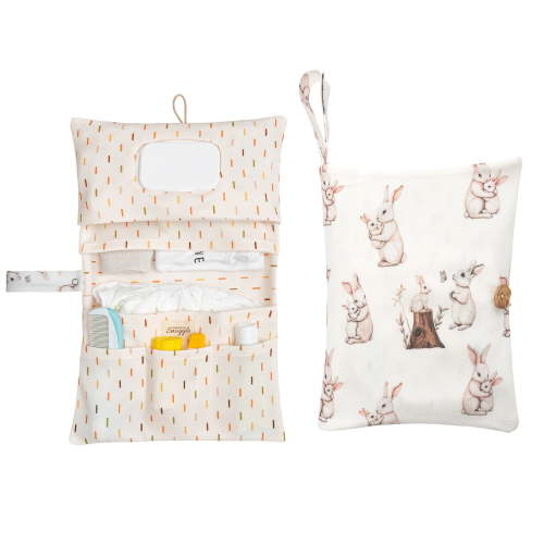 MAISON Snuggle Baby Diaper Bag Organizer, Portable Baby Essentials Storage Pouch for Parents and Caregivers, Organizer Insert for Stroller and Handbag