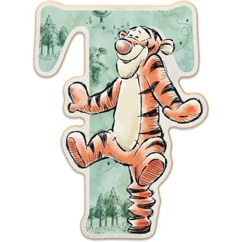 Disney Winnie the Pooh Letter T Wood Wall Decor
