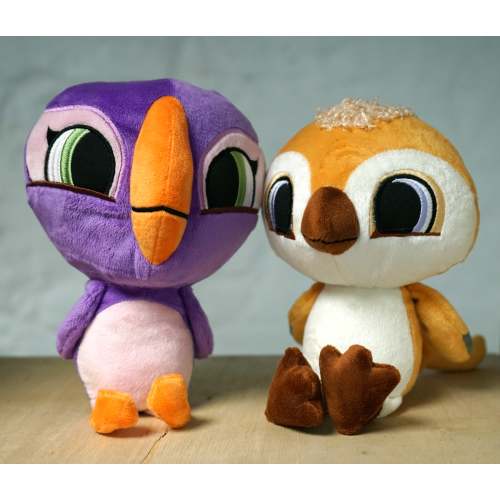 Isabelle & Phoenix Plush from Puffin Rock and the New Friends Movie