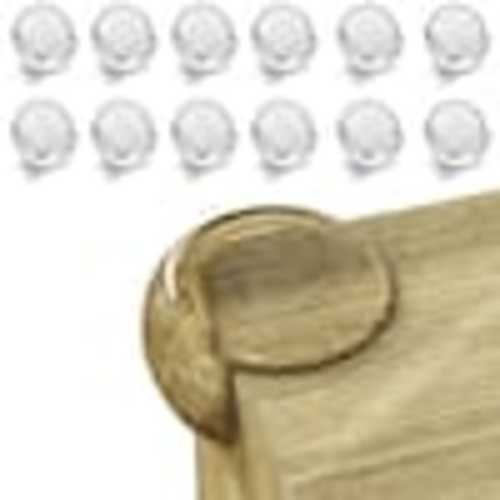 BABY PROOF ME Clear Table Corner Protectors (12 pack) BPM-CP012