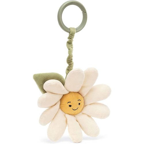 Jellycat Fleury Daisy Flower Jitter Baby Stroller Toy