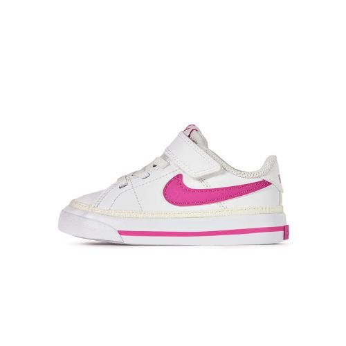 Amazon.com: Nike Kids Court Legacy Sneaker, White/Laser Fuchsia, 7 US Unisex Toddler : Clothing, Shoes & Jewelry