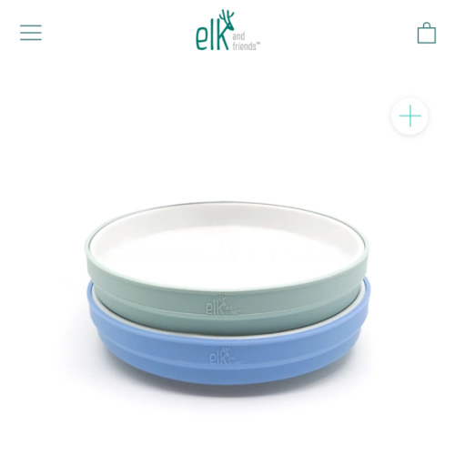 7.8"/20cm Porcelain White Plates with Silicone Sleeves