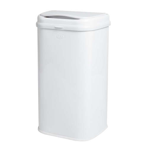 Ubbi Stainless Steel Venti Diaper Pail, White