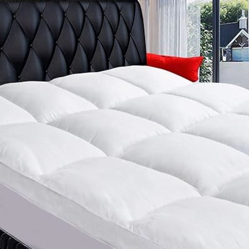 Queen Mattress Topper, Cotton Extra Thick Pillow Top Mattress Pad