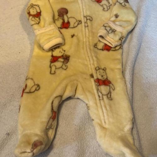 2 Disney baby fuzzy sleepers. Both worn a few times,...