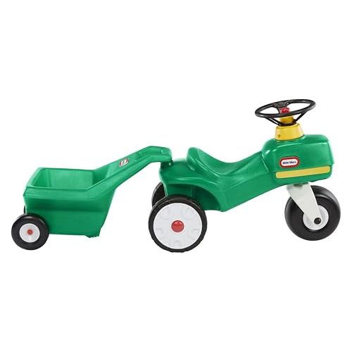 Little Tikes Tractor & Cart, Foot-to-Floor Ride-On, for Boys and Girls Ages 1-5 Years